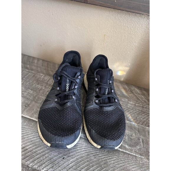Adidas Pure Boost X Women's Running Shoes Black BB4967 Size 8 - Picture 2 of 5